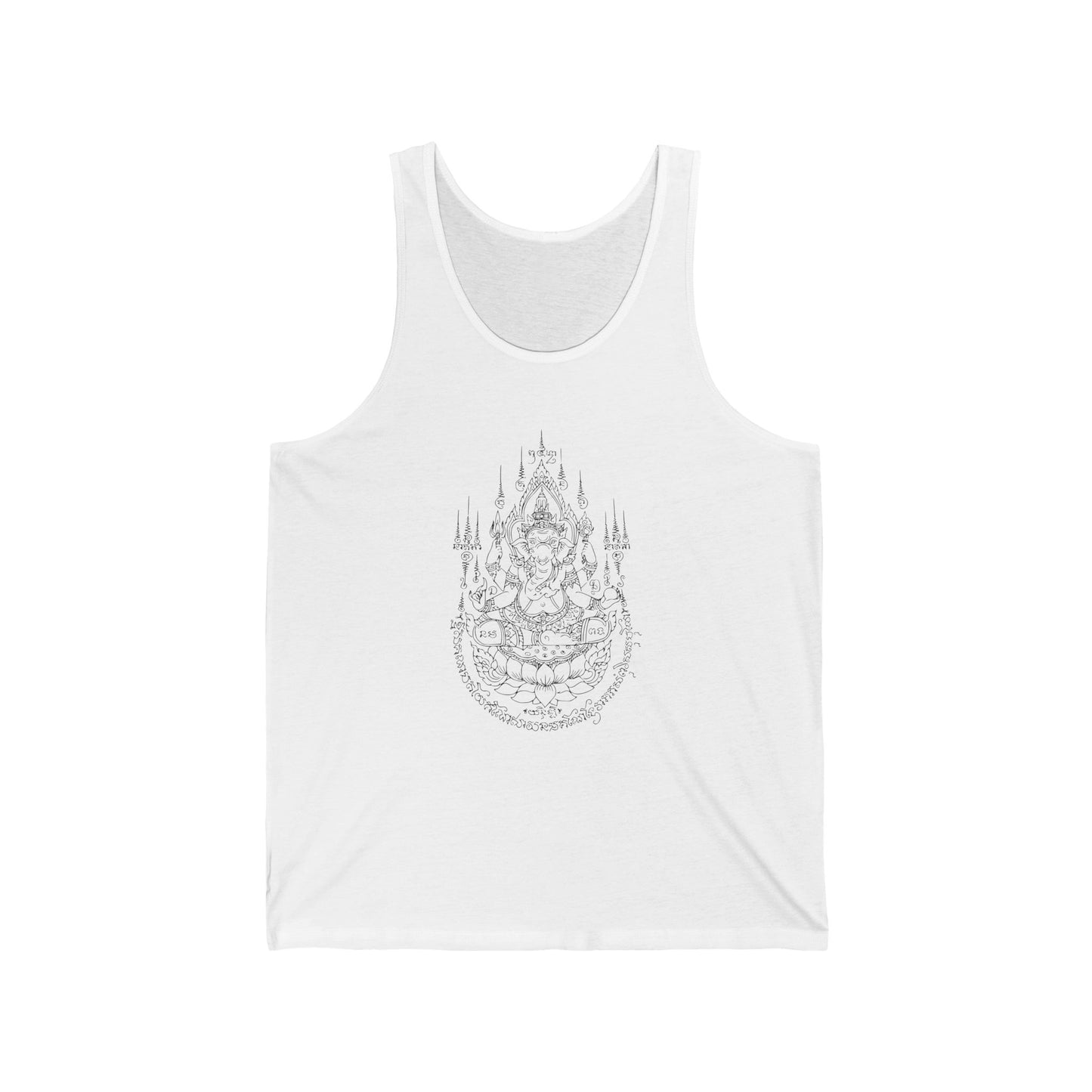 Sak Yant Elephant Jersey Tank