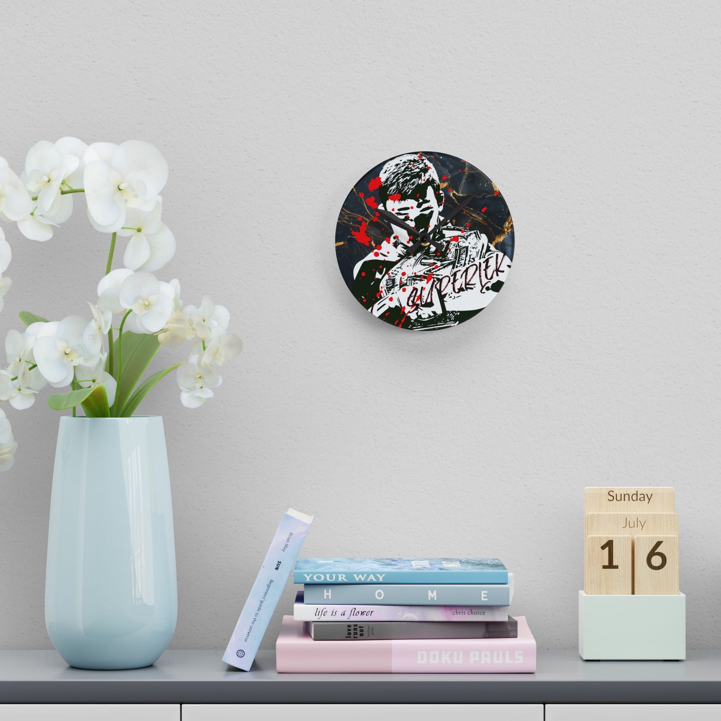 SUPERLEK Acrylic Wall Clock