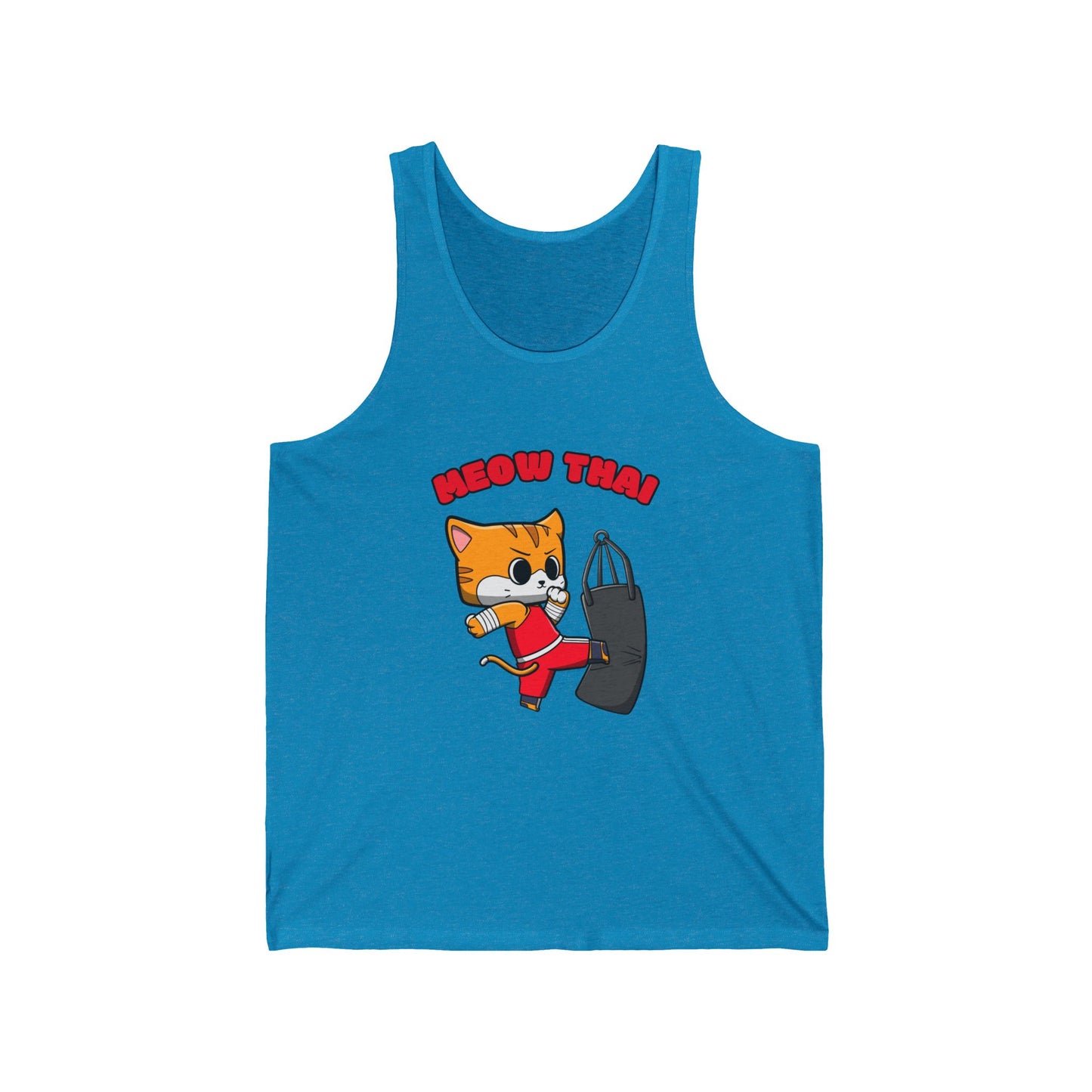 Meow Thai Unisex Jersey Tank - Mistermuaythai