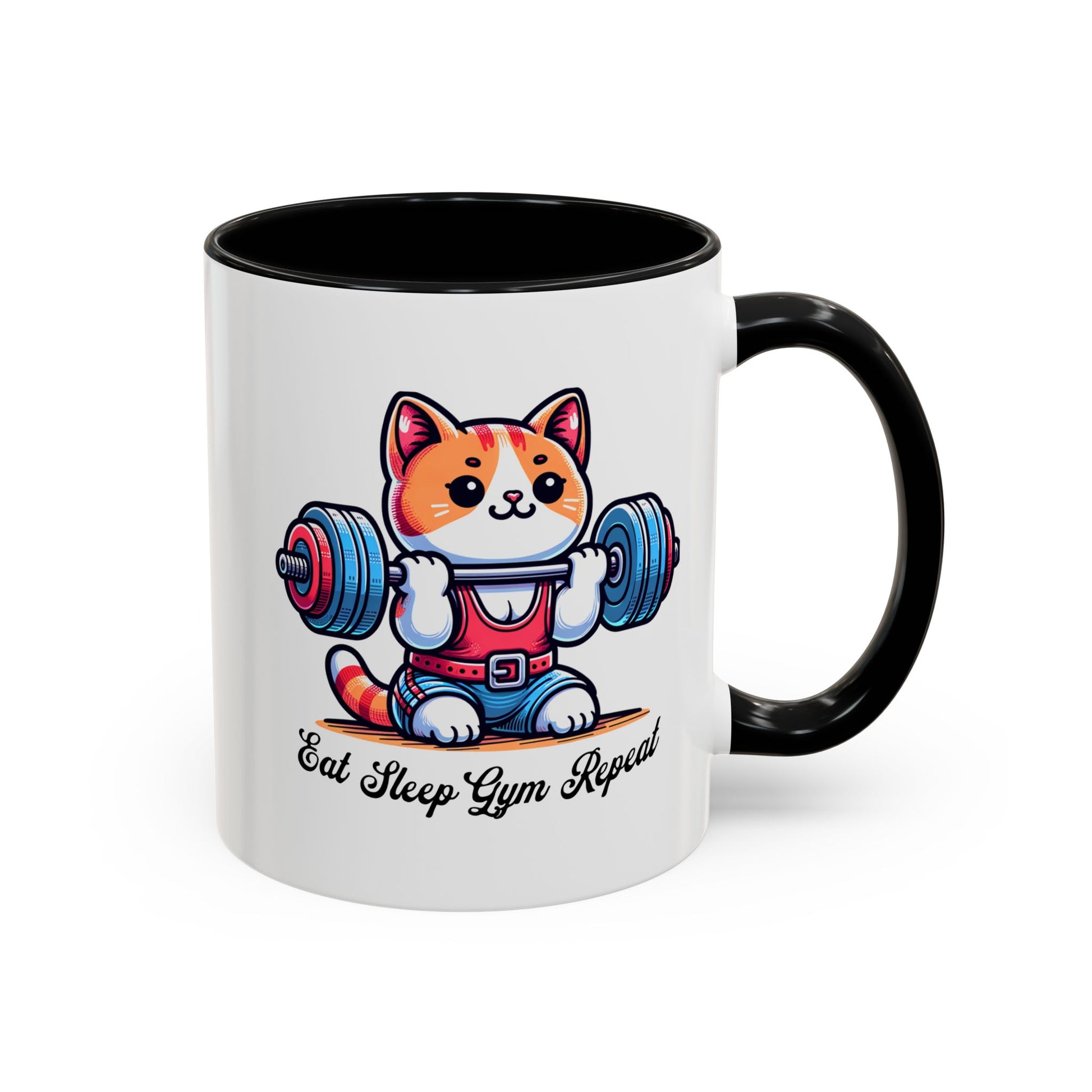 Gym Cat Mug (11, 15oz) - Mistermuaythai