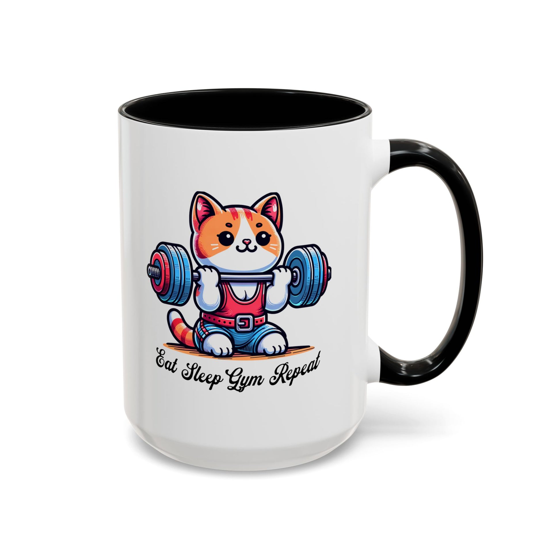 Gym Cat Mug (11, 15oz) - Mistermuaythai