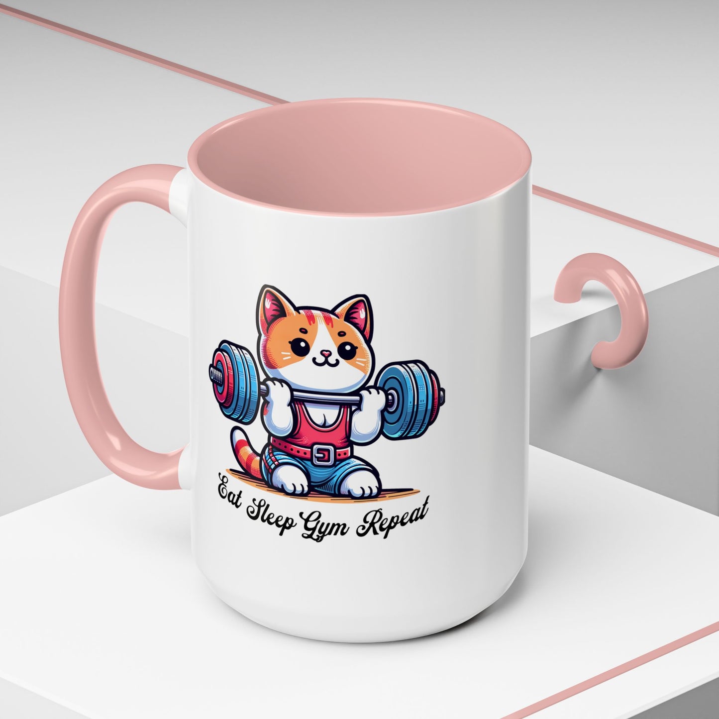 Gym Cat Mug (11, 15oz) - Mistermuaythai