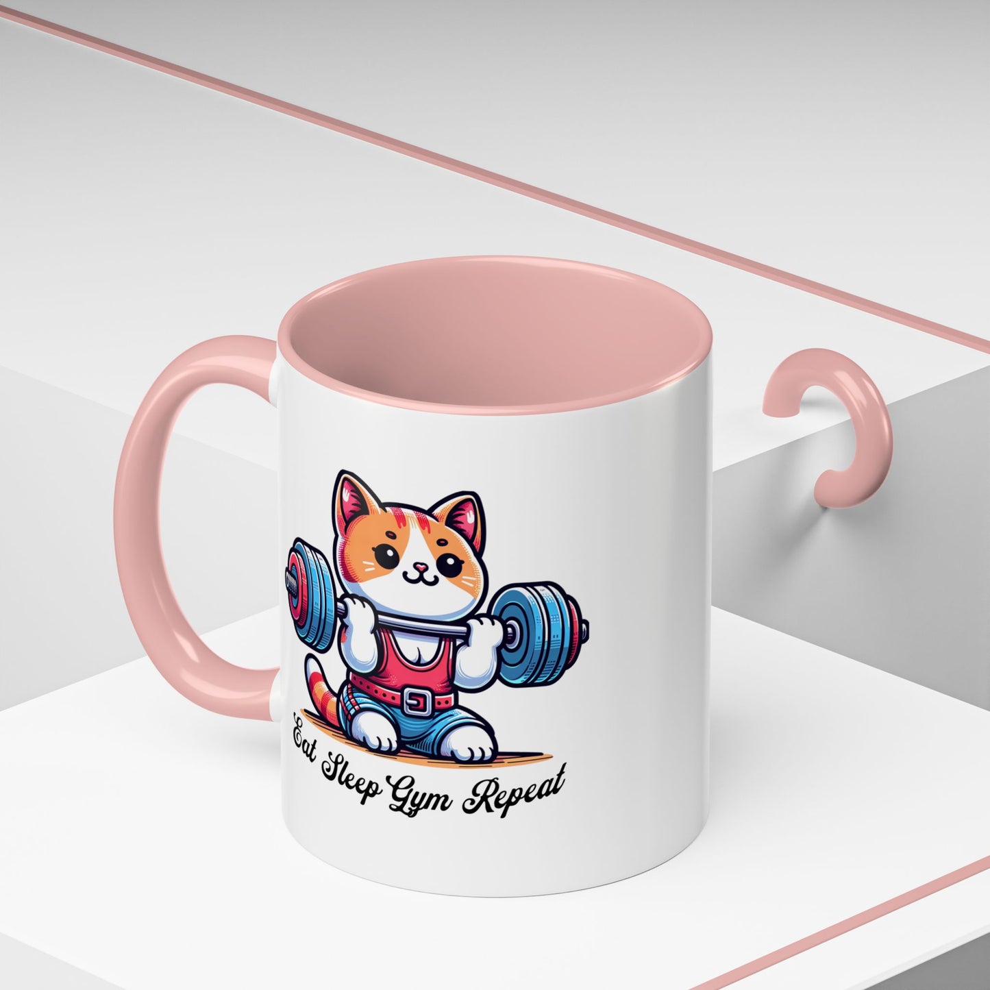 Gym Cat Mug (11, 15oz) - Mistermuaythai