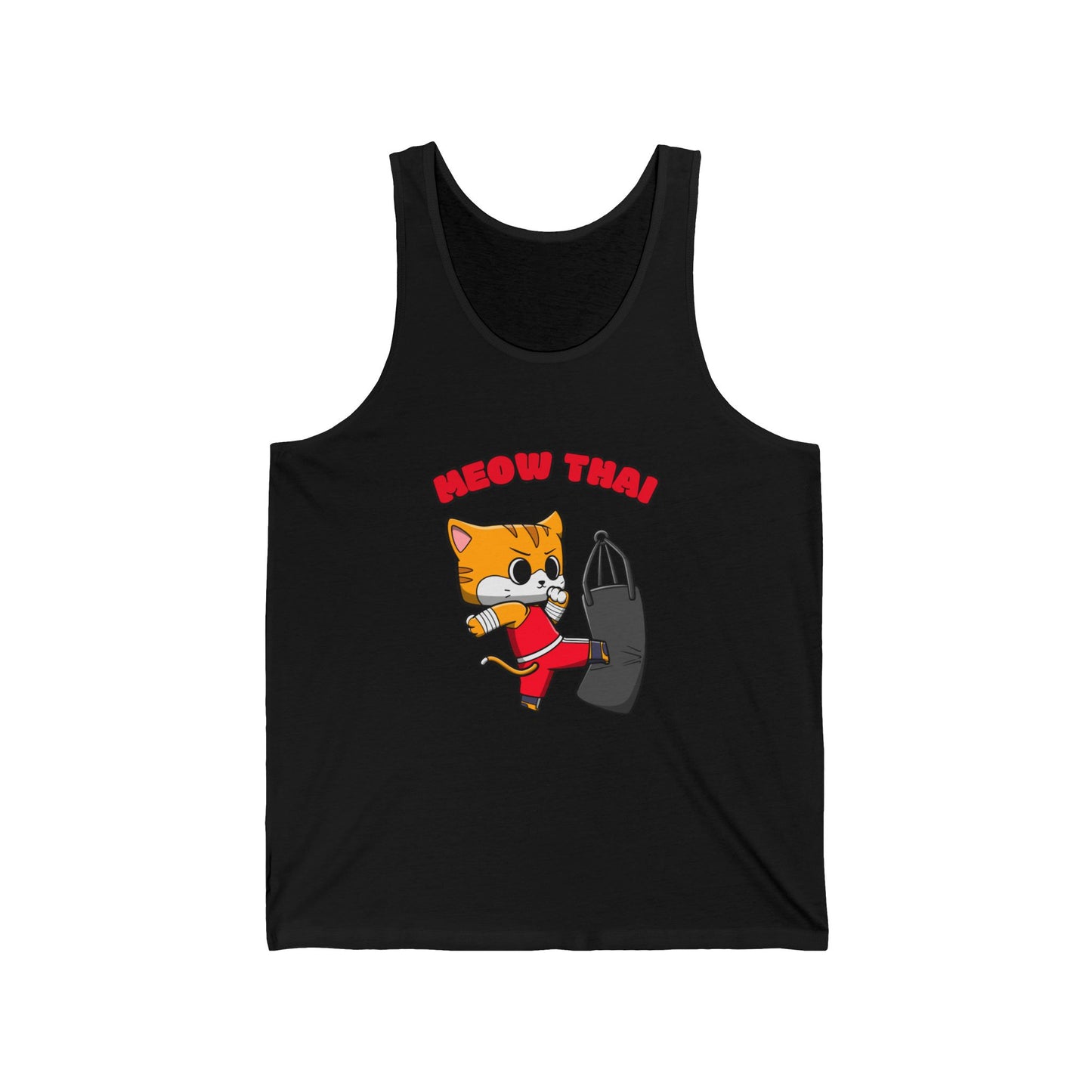 Meow Thai Unisex Jersey Tank - Mistermuaythai