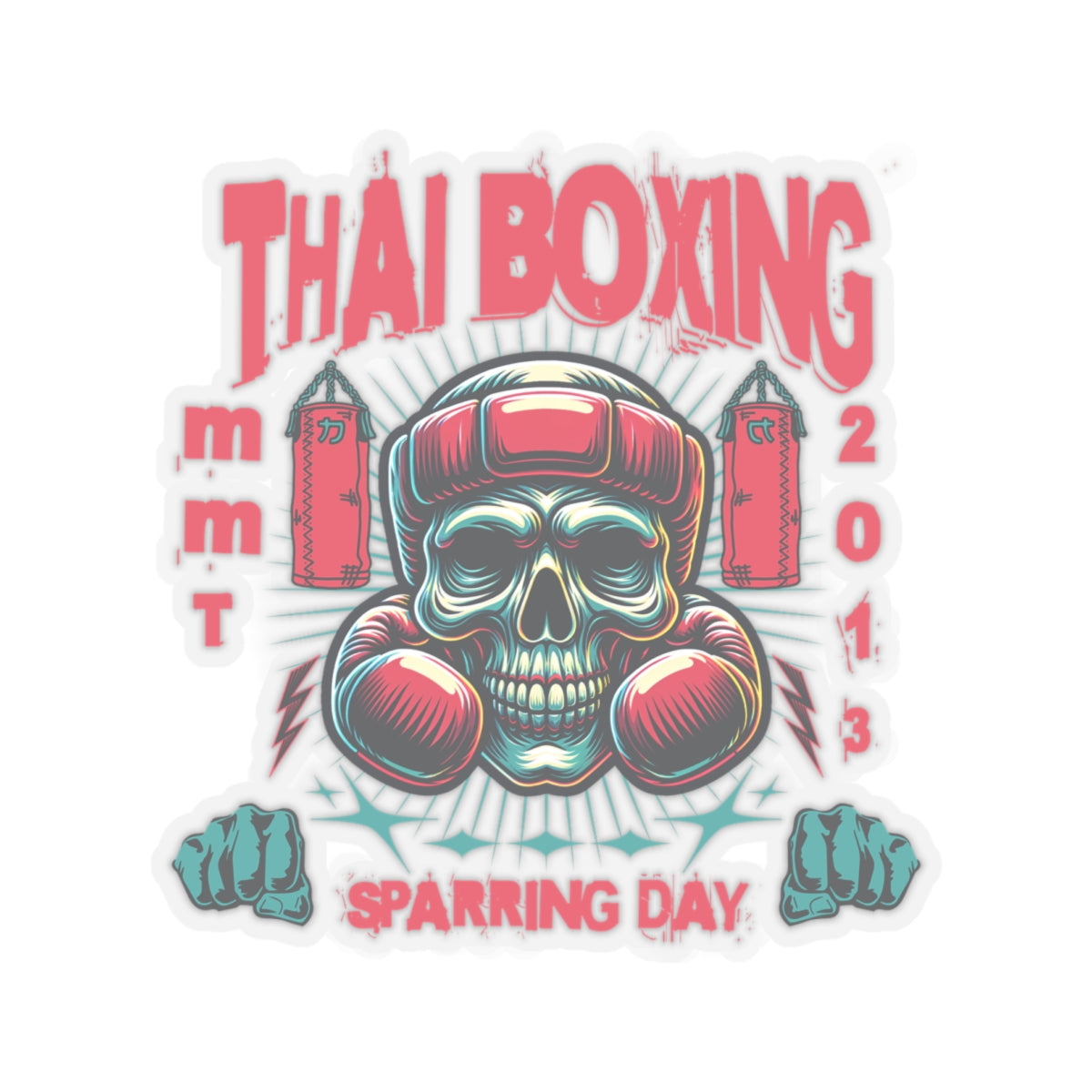 Muay Thai Sparring Day Stickers - Mistermuaythai